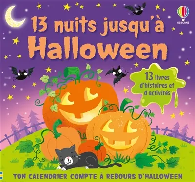 13 nuits jusqu'à Halloween : Calendrier compte à rebours d'Halloween : Dès 3 ans