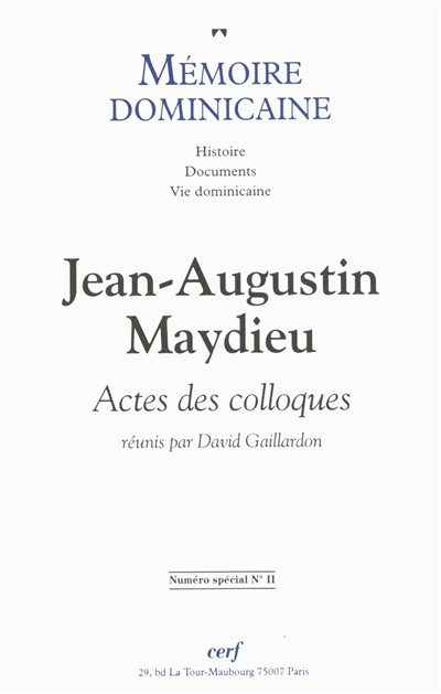 Jean-Augustin Maydieu, 1900-1955 : actes des colloques Bordeaux, 23-25 novembre 1995 et Paris, 15 janvier 1996