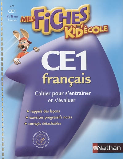 CE1 Français : cahier pour s'entraîner et s'évaluer