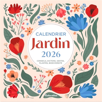Jardin : calendrier 2026 :...