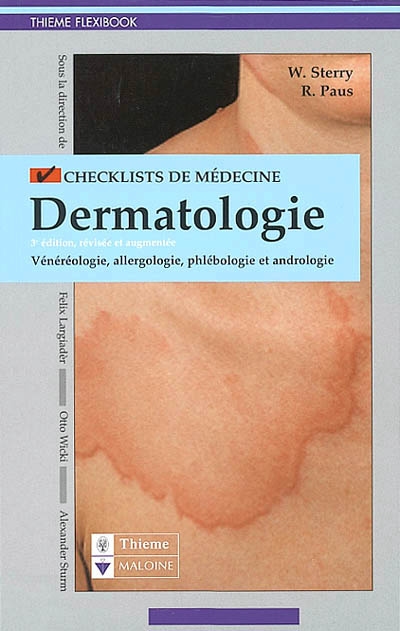 Checklist dermatologie : vénérologie, allergologie, phlébologie, andrologie