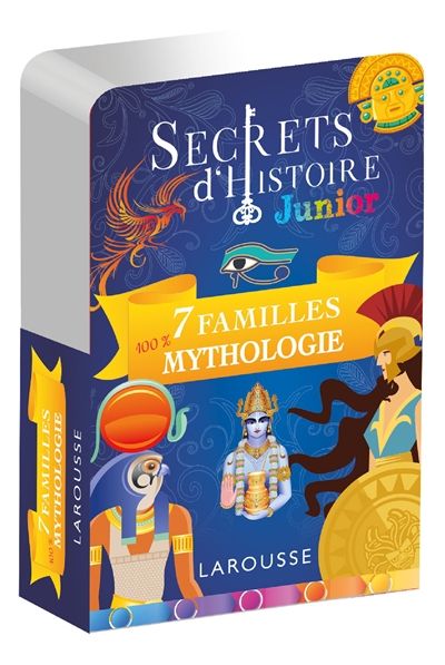 Secrets d'histoire junior : 7 familles 100 % mythologie