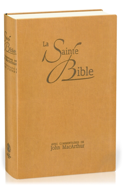 La sainte Bible : nouvelle édition de Genève : vivella brun
