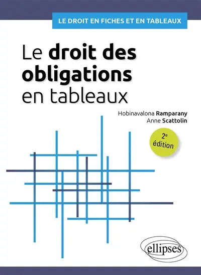 Le droit des obligations en tableaux