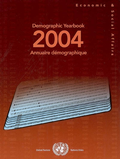 Annuaire démographique 2004. Demographic yearbook 2003