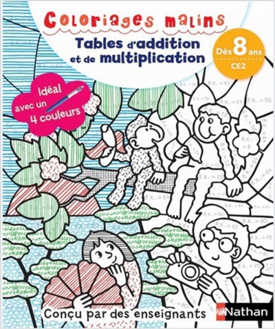 Tables d'addition et de multiplication : 8-9 ans, CE2