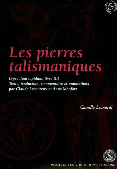 Les pierres talismaniques : Speculum lapidum, livre III