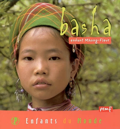 Basha, enfant Mhong-fleur