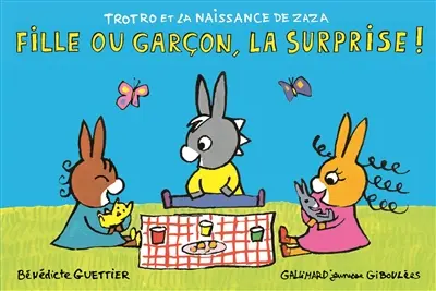 Trotro et la naissance de Zaza. Fille ou garçon, la surprise !