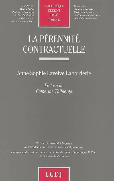La pérennité contractuelle
