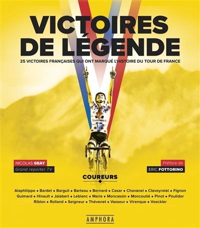 Victoires de légende : 25 victoires françaises qui ont marqué l'histoire du Tour de France : récits et entretiens