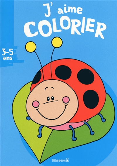 J'aime colorier, 3-5 ans : coccinelle