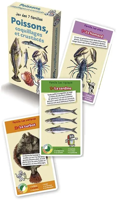 Poissons, coquillages et crustacés
