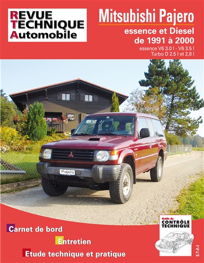 Revue technique automobile, n° TAP N 387. Mitsubishi Pajero (91 à 2000)