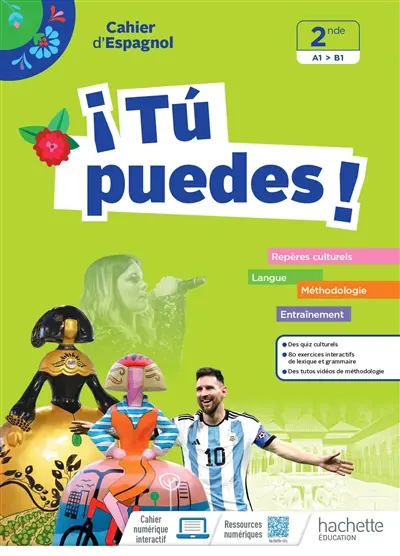 Tu puedes ! 2de, A1-B1 : cahier d'espagnol