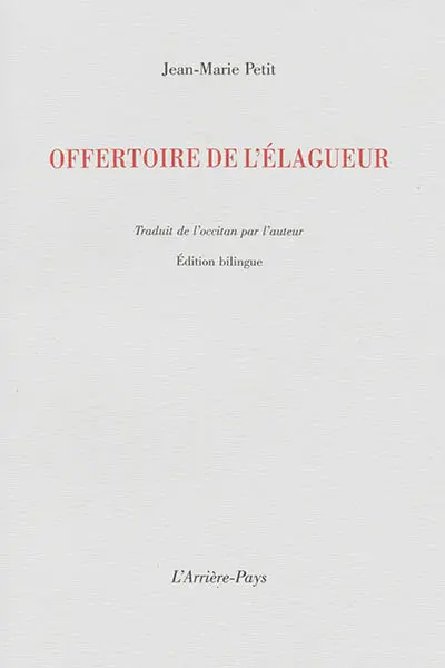 Offertori de l'espilhaire. Offertoire de l'élagueur
