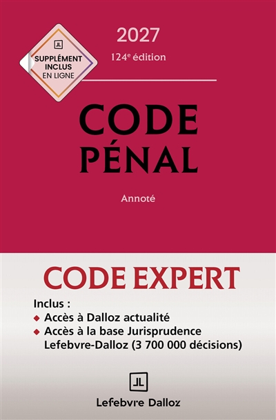 Code pénal 2027, annoté