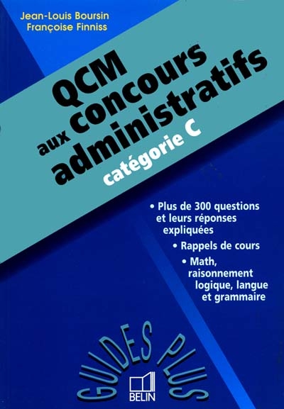 QCM aux concours administratifs : catégorie C