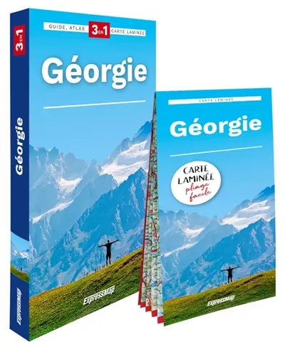 Géorgie : 3 en 1 : guide, atlas, carte laminée