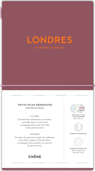 Londres : papeterie de voyage