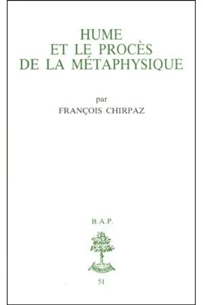 Hume et le procès métaphysique