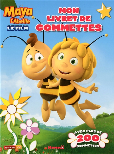 Maya l'abeille, le film : mon livre de gommettes : avec plus de 200 gommettes