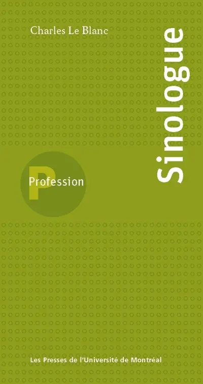 Profession, sinologue