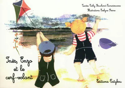 Inès, Enzo et le cerf-volant