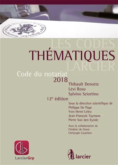 Code du notariat 2018