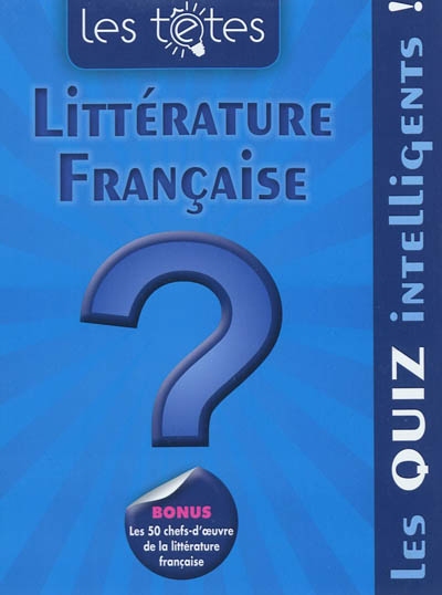 Littérature française : les quiz intelligents !