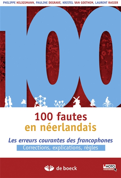 100 fautes en néerlandais :...