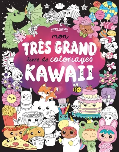 Mon très grand livre de coloriages kawaii