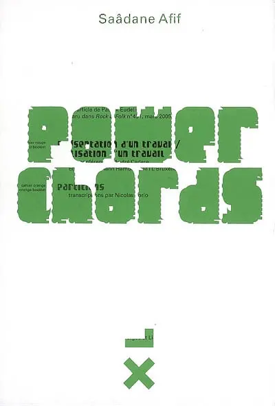 Power chords, Saâdane Afif