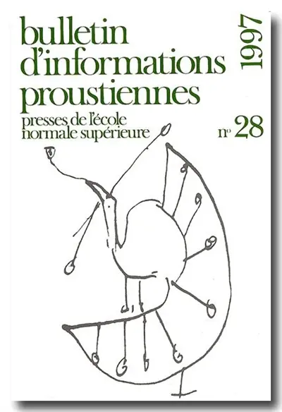 Bulletin d'informations proustiennes, n° 28