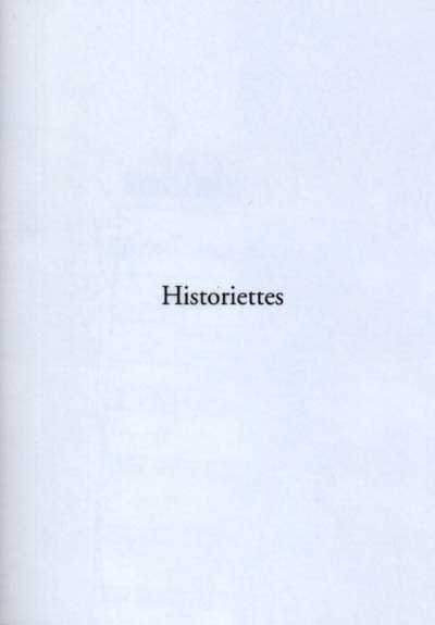 Historiettes