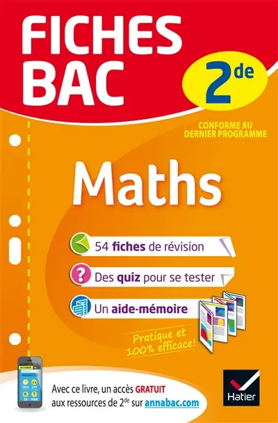 Maths 2de : conforme au dernier programme