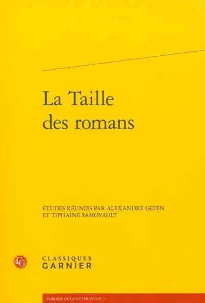 La taille des romans