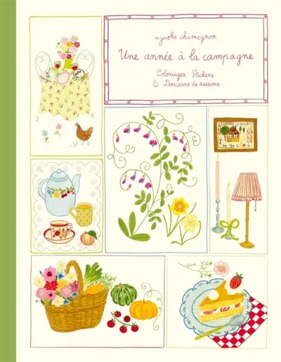 Une année à la campagne : coloriages, douceurs et créations poétiques