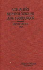 Actualités néphrologiques de l'hôpital Necker : 1991