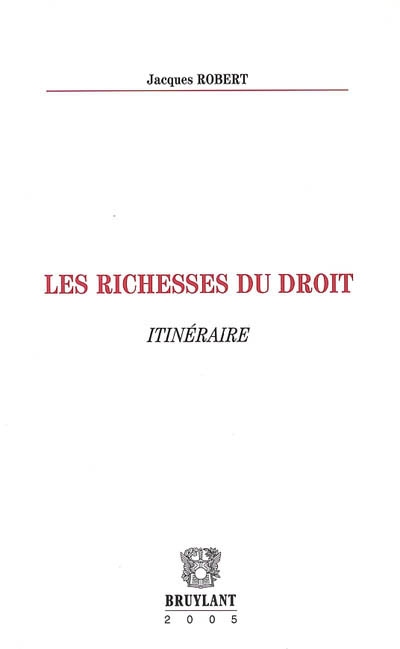 Les richesses du droit :...