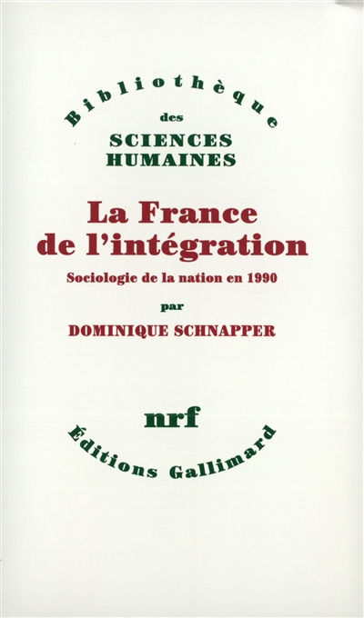 La France de l'intégration...