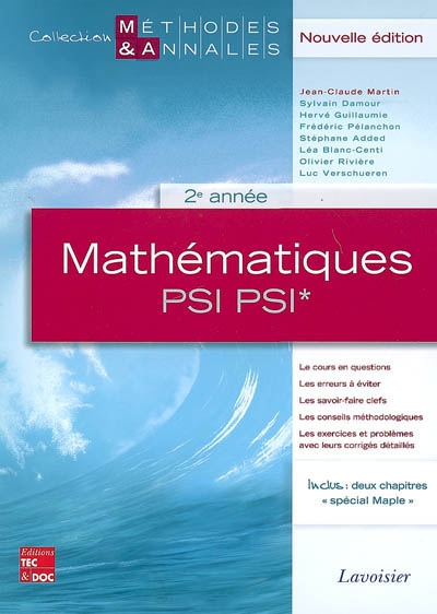 Mathématiques PSI PSI*, 2e année