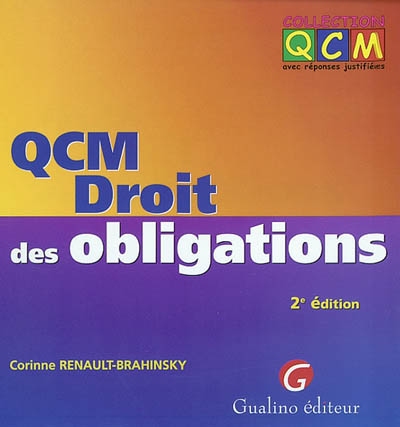 QCM droit des obligations