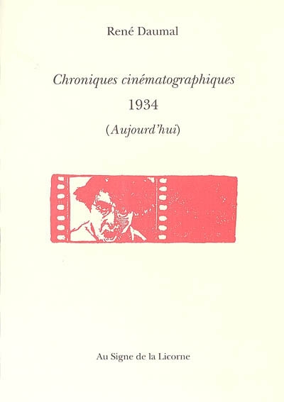 Chroniques cinématographiques 1934 (Aujourd'hui)