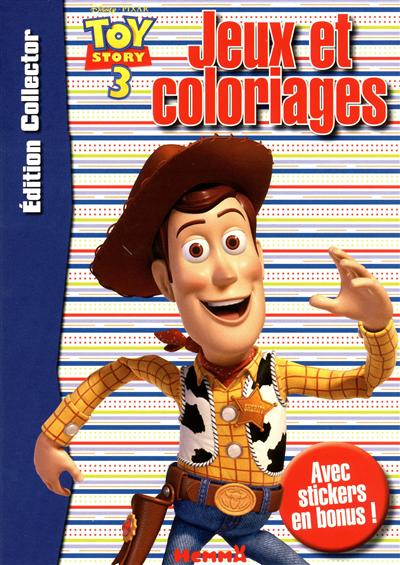 Toy Story 3 édition collector : jeux et coloriages
