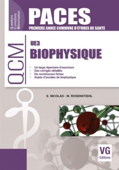 Biophysique UE3
