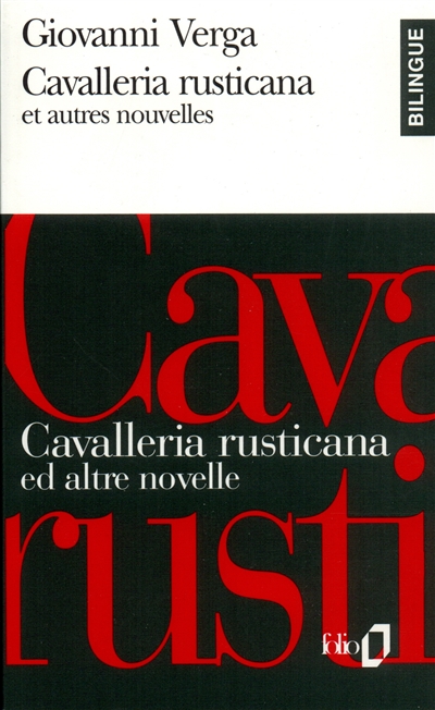 Cavalleria rusticana : et autres nouvelles. Cavalleria rusticana : ed altre novelle