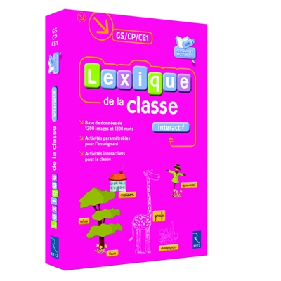 Lexique de la classe Interactif Gs Cp Ce1