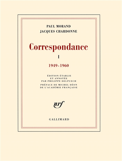 Correspondance. Vol. 1. 1949-1960