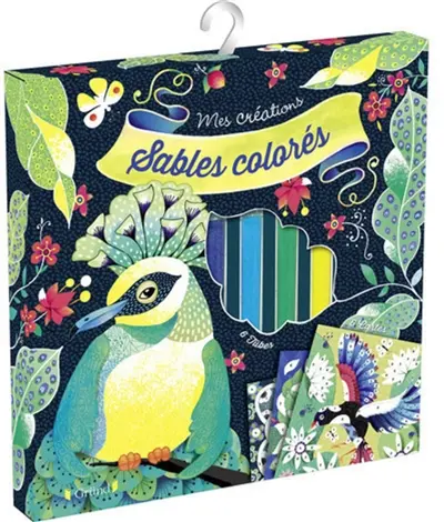 Sables colorés : oiseaux de paradis